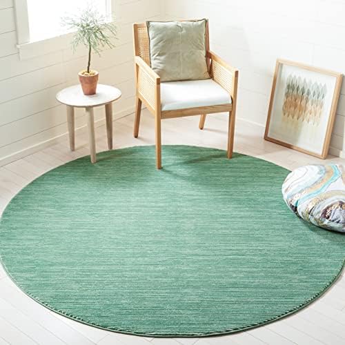 SAFAVIEH Vision Round Rug 3', Light Green VSN606X by Unknown