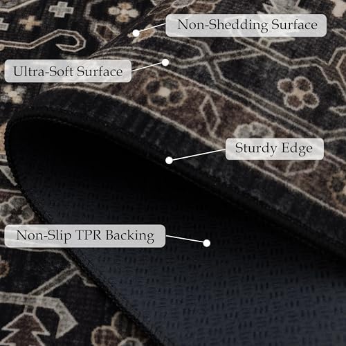 Ruaruarug Washable Area Rug 4×6 - Image 2