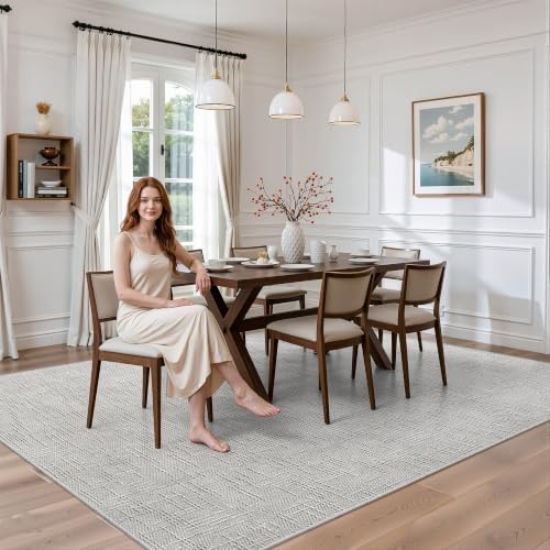 Valenrug 6x9 Area Rugs, High Low Pile Washable Rugs - Image 5