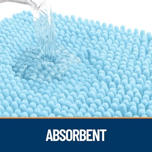 OLANLY Dog Door Mat for Muddy Paws 59x35, Super Absorbent Chenille Mud Mat - Image 3