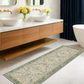 Sage Floral Kitchen Runners by HazoHaus