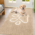 Smiry Dog Door Mat for Muddy Paws, Absorbent Non Slip Dirt Trapper by Smiry