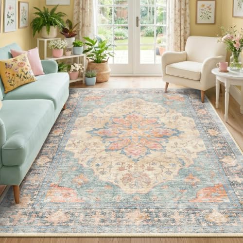 RELEANY Washable Area Rug by RELEANY