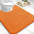 OLANLY Toilet Rugs U-Shaped 24x20, Soft Absorbent Chenille Contour Rugs by OLANLY