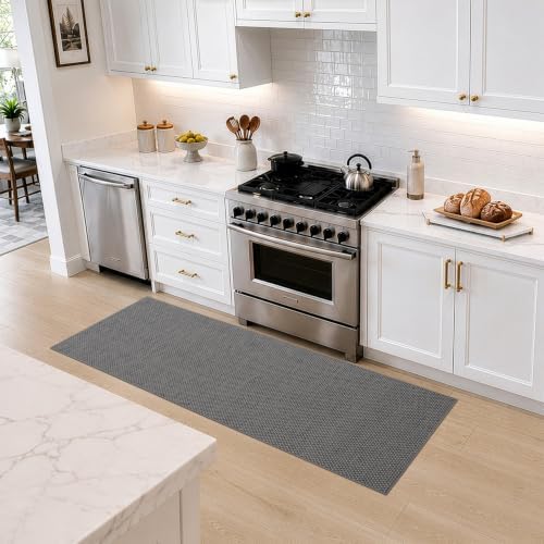 DEXI Thin Hallway Runner Rug 2x7, Non Slip Entryway Rugs - Image 2