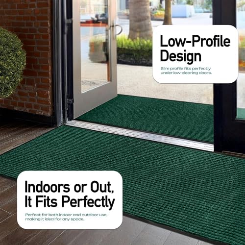 LuxUrux Striped Green Door Mat - Image 4