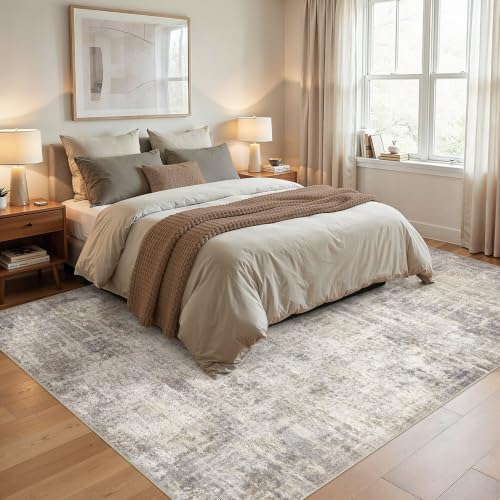 cotiled 9x12 Area Rug for Living Room, Abstract Washable Carpet - Image 6