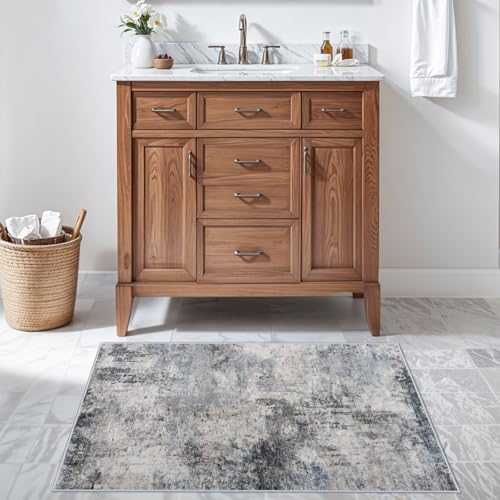 RUUGME Washable Abstract Rug 2x3:Living Room Large Vintage Area Rug Soft Indoor - Image 4
