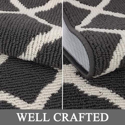 SHACOS Kitchen Runner Rug 2x6 ft Washable Rug Runner Non Slip Rubber Backing - Image 4
