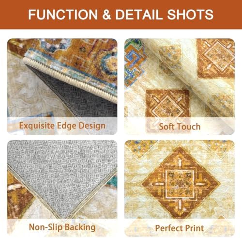 Kitchen Rugs Sets of 3 Non Slip Washable Kitchen Mats - Image 5