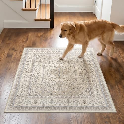 Puino 3x3 Square Washable Area Rug - Image 7