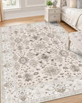 OLANLY 4x6 Washable Area Rug, Soft Non Slip Carpet by OLANLY