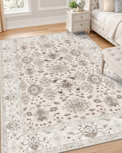 OLANLY 4x6 Washable Area Rug, Soft Non Slip Carpet by OLANLY
