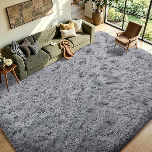 FinRèc Home 8x10 Non-Slip Fluffy Area Rugs - Image 3