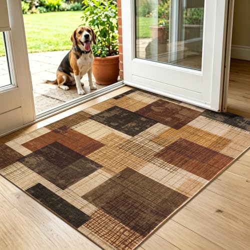 Washable 2x3 Entryway Rug, Throw Rugs - Image 3
