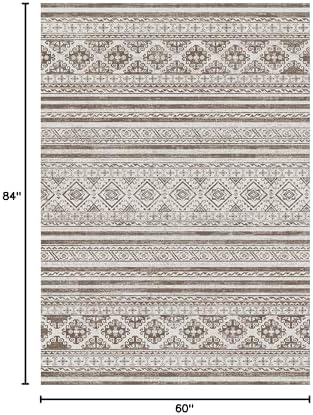 RUGSURE Washable Area Rugs 5' x 7' - Image 2
