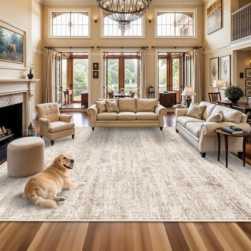 TOPRUUG Washable 12x18 Area Rug by TOPRUUG