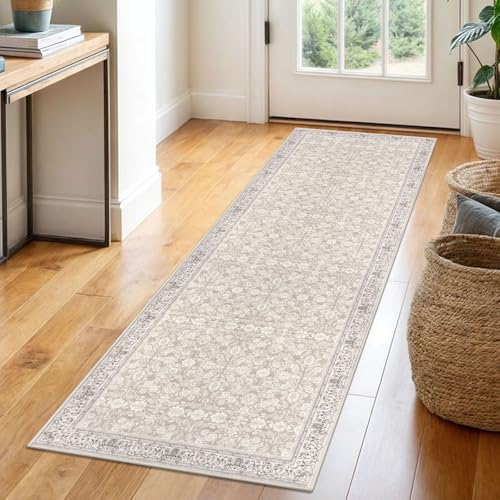 SIILOOM 2x6 Washable Runner Rug, Non Slip Soft Area Rug by SiiloomRug