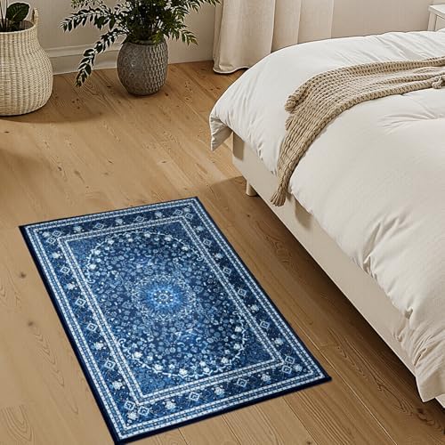 Lessymo 2 x 3 Entryway Rug, Machine Washable Boho Bedroom Rug - Image 4