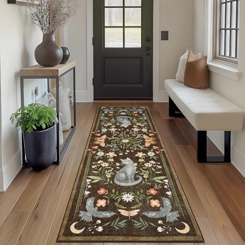 GarveeHome 2x6 Cat Washable Runner Rug - Image 3