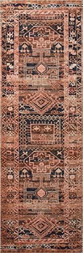 Loloi Layla Mocha/Blush 7'-6" x 9'-6" Area Rug - Image 5