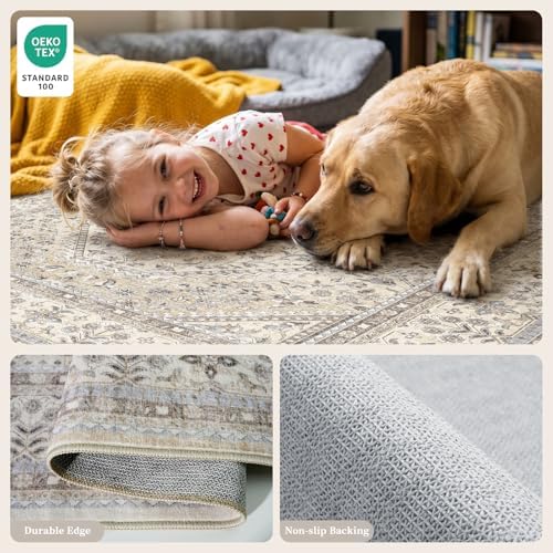 2x3 Washable Entryway Area Rug - Image 5