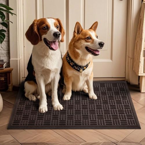 Mibao Front Door Mat Outside Entrance, 29.5" x 17", Heavy Duty Welcome Mat - Image 6