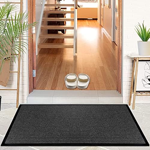 LuxUrux Striped Gray Door Mat - Image 5