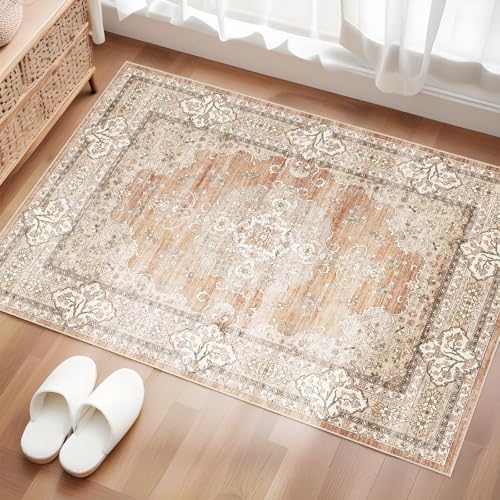 2x3 Washable Entryway Area Rug by Puino