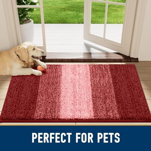 Smiry Dog Door Mat for Muddy Paws, Absorbs Moisture and Dirt, 54x24 Inches - Image 7