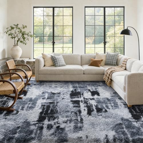 6x9 Large Fluffy Shaggy Area Rugs Non-Slip - Image 4