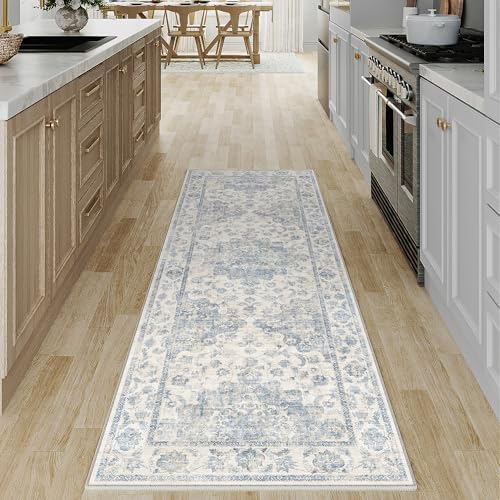 2x6 Blue Neutral Runner Rug - Image 2