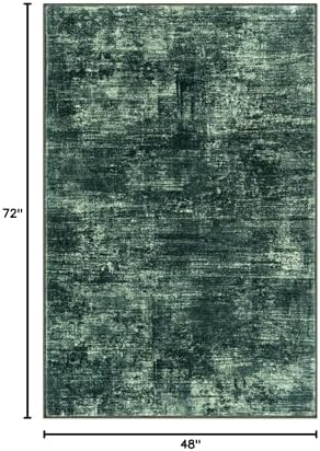 IOHOUZE Abstract Area Rug 4x6 Ft Washable Rugs - Image 2