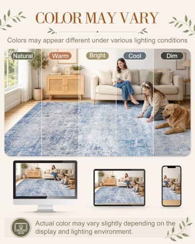 OLANLY 2x8 Washable Runner Rug, Soft Non Slip Carpet - Image 2