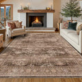 Hazo Haus Gold Brown 8x12 Big Rugs by HazoHaus