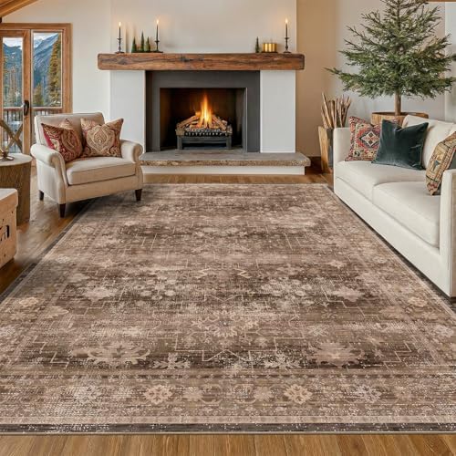 Hazo Haus Gold Brown 8x12 Big Rugs by HazoHaus