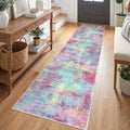 IOHOUZE Abstract Runner Rug 2x7 Ft Washable Runners by iOhouze