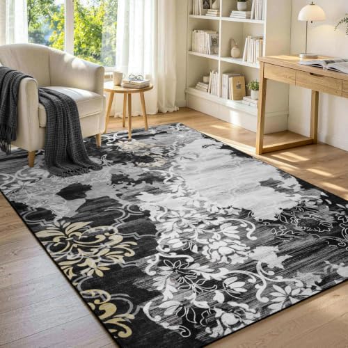 9x12 Washable Non-Slip Area Rug - Image 7