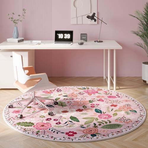 Rugcomf Round Area Rug 6ft Washable - Image 5