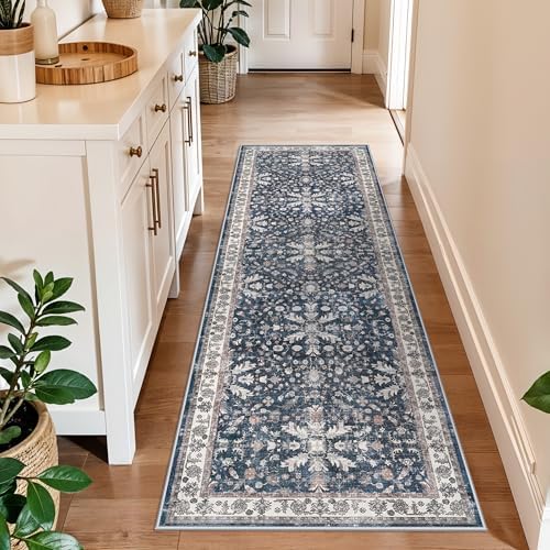 2x6ft Washable Hallway Carpet Runner – Non-Skid Floor Runner Rug by BYYVOORugsforYourHome