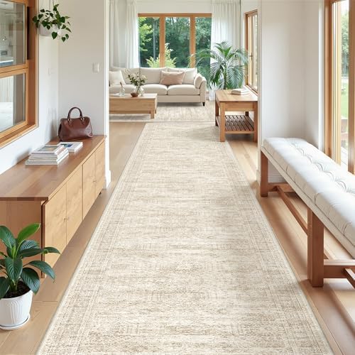 3x20 Runner Rug Non Slip, Washable Hallway Runner Rug - Image 4