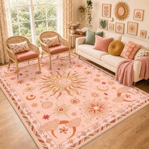 Vacuum-Friendly, 6x9 Washable Area Rug by meejou