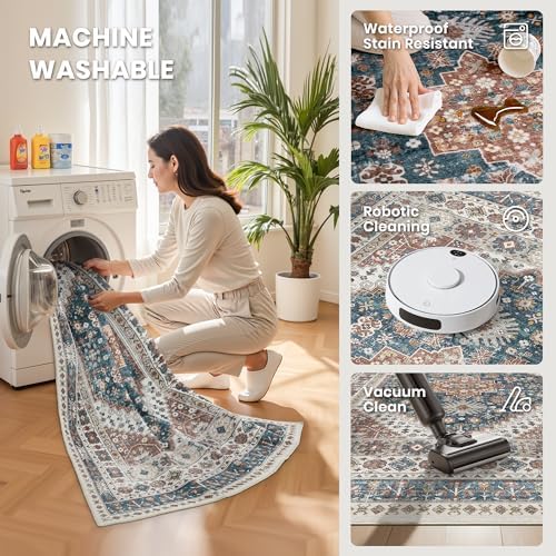 zesthome 8x10 Area Rugs for Living Room, Large Washable Rug - Image 5