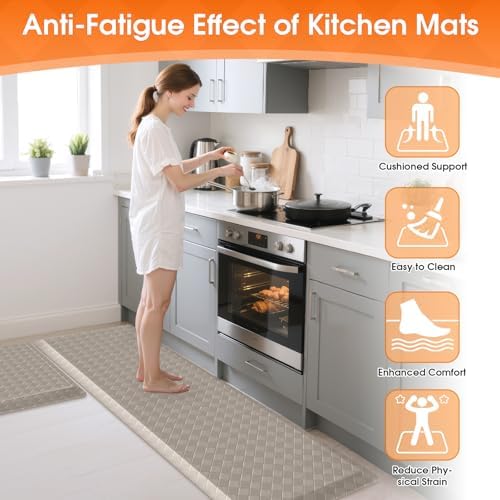 TranquilRelax 4/5 Inch Cushioned Anti Fatigue Kitchen Mats - Image 4