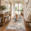 Kitchen Washable Runner Rug 2.6x8, Non Slip Carpet Runner by ROOMISLAND