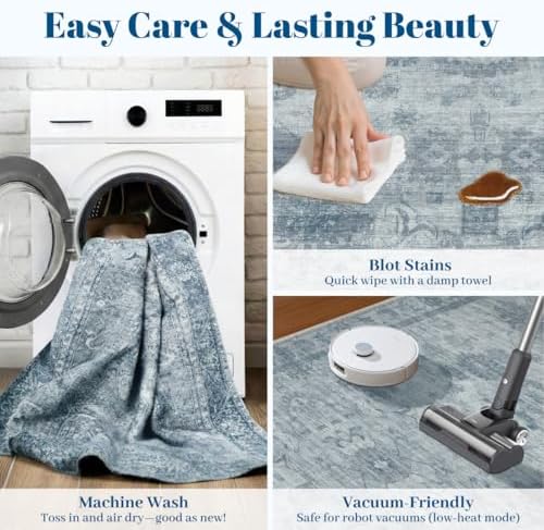 Homemate Washable Rug 10x14 Area Rugs - Image 5