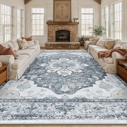 RELEANY Washable Area Rug, Large 10'x14' - Image 2