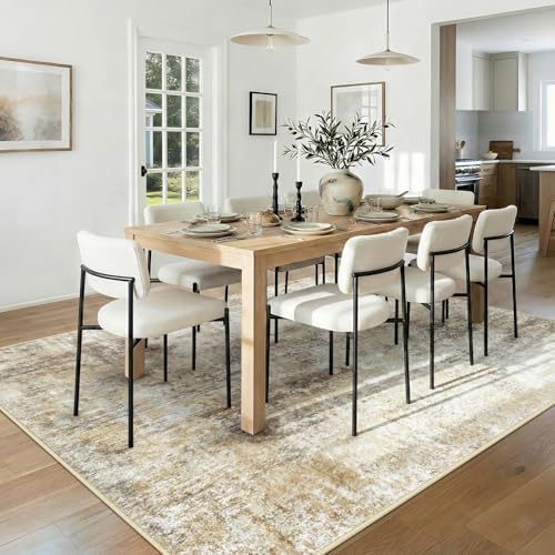 RELEANY Washable 8'x10' Abstract Area Rug - Image 2