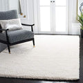 SAFAVIEH Milan Shag Square Rug 3', Ivory SG180-1212 by Unknown