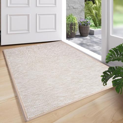 Ultra Thin Indoor Door Mat, Low-Profile Rubber Backing, Washable Quick-Dry by dovfaUS